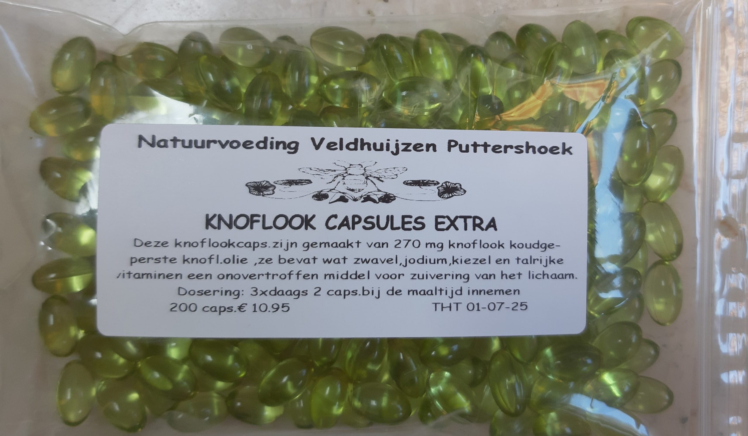 Blind vertrouwen traagheid straf Knoflook capsules extra 200 caps. 2+1 gratis – Natuurvoeding Hoeksche Waard
